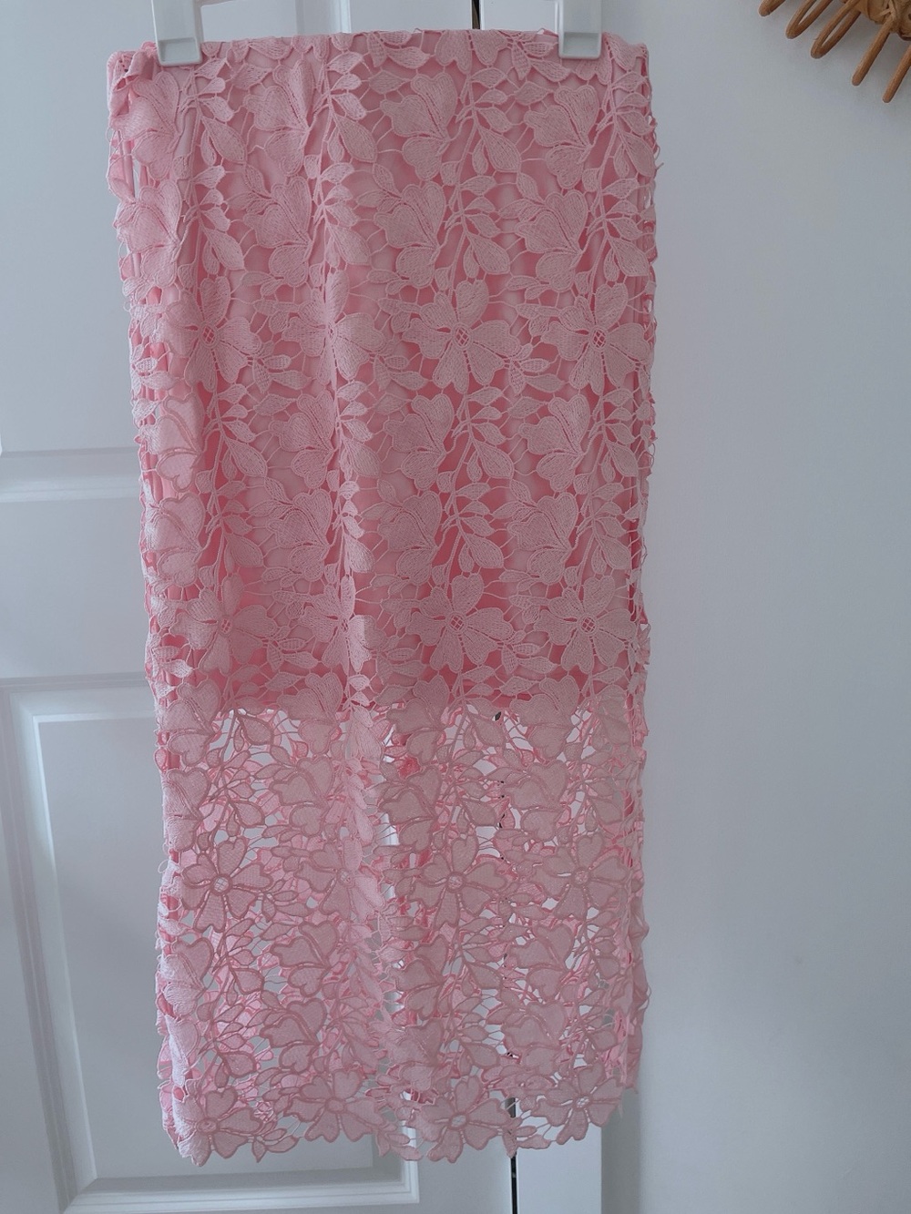 A New Day Women’s Pink Lace Midi A-Line Skirt in Pink size Small - Picture 5 of 5